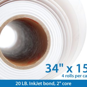 wide format plotter paper 34"x150'