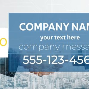 company aluminum sign templates