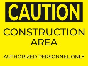 construction plastic sign templates