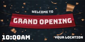 Grand Opening Banner Templates